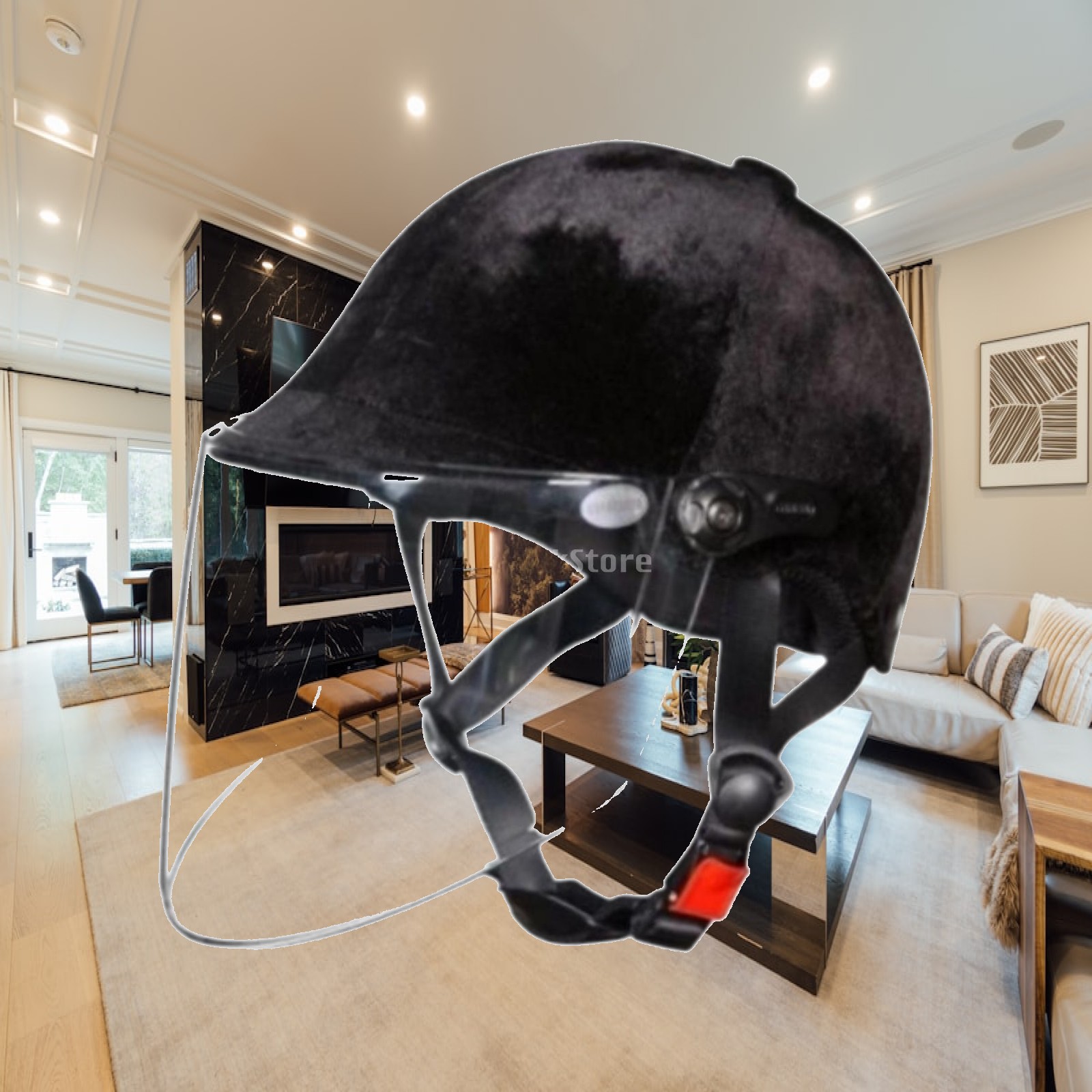 Equestrian Helmet - Capacete de Equitação Ajustável, Respirável e
