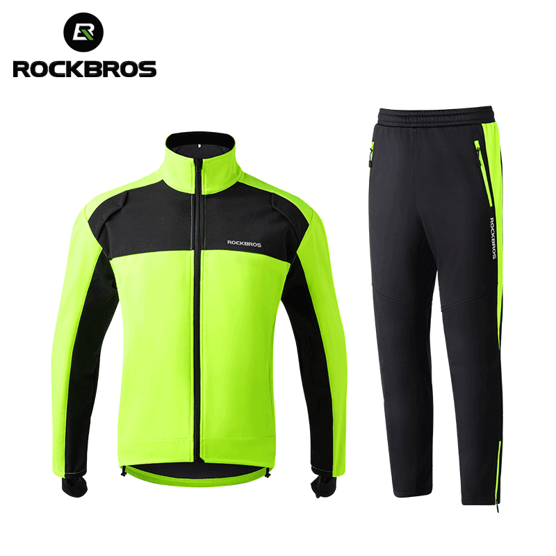 Outdoor Sport Jacket Men - ROCKBROS outono inverno conjuntos de roupas