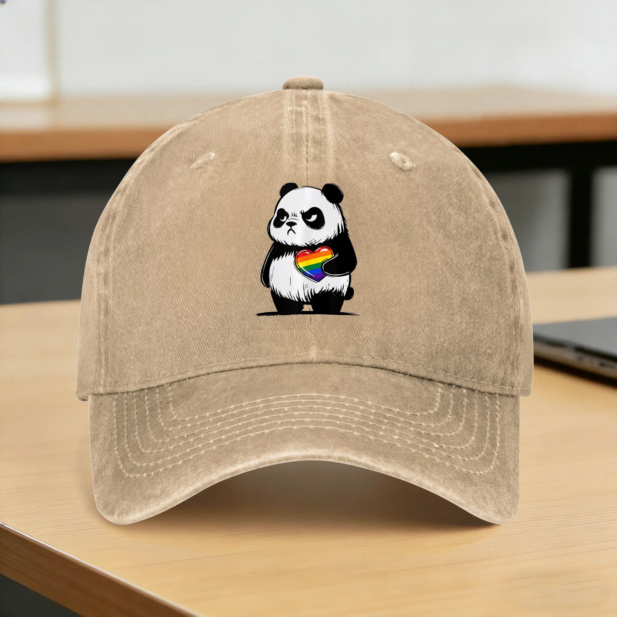 Outdoor Sport Hat Classic - Boné de Beisebol Angry Panda LGBTQ