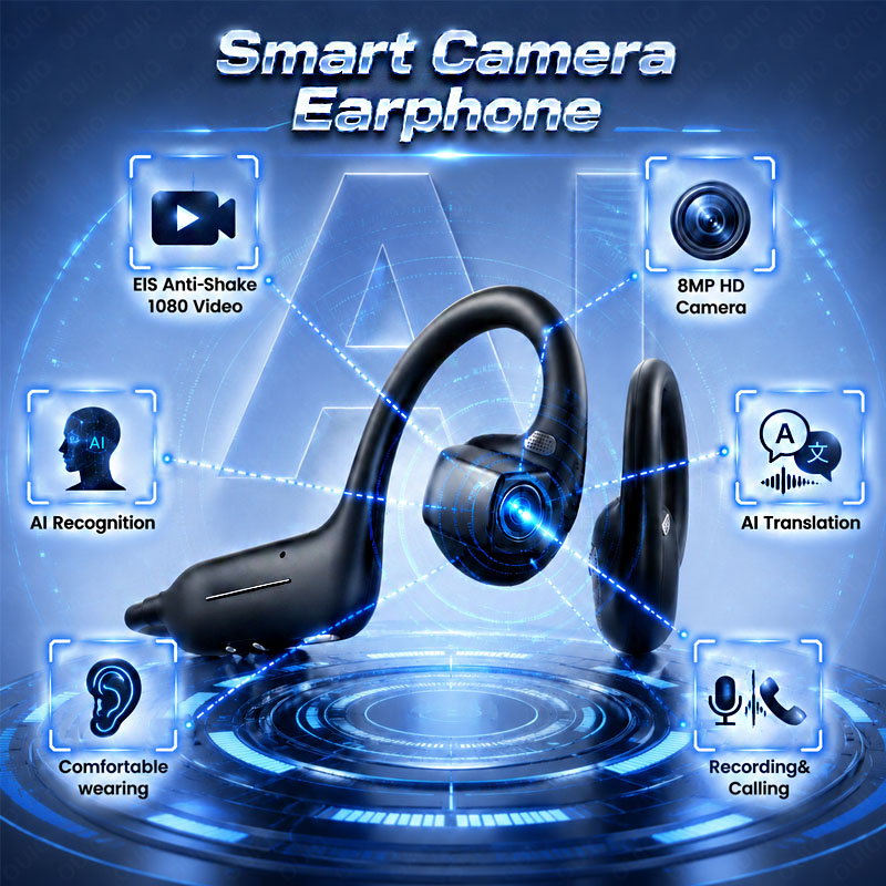 Outdoor Sport Camera - NOVO Fone de Ouvido Esportivo Inteligente