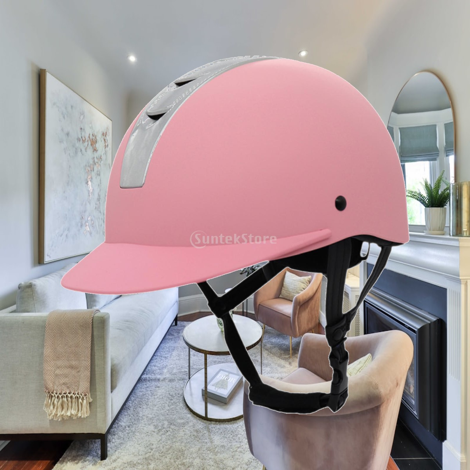 Equestrian Helmet - Capacete Confortável para Equitação com Forro