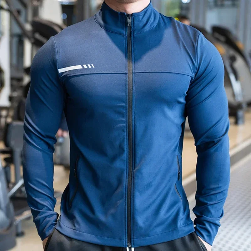 Outdoor Sport Jacket Men - Camisola de Ginásio Fitness masculina, Alta