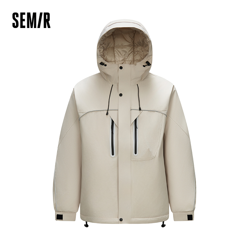 Outdoor Sport Jacket Men - Semir jaqueta masculina texturizada solta com