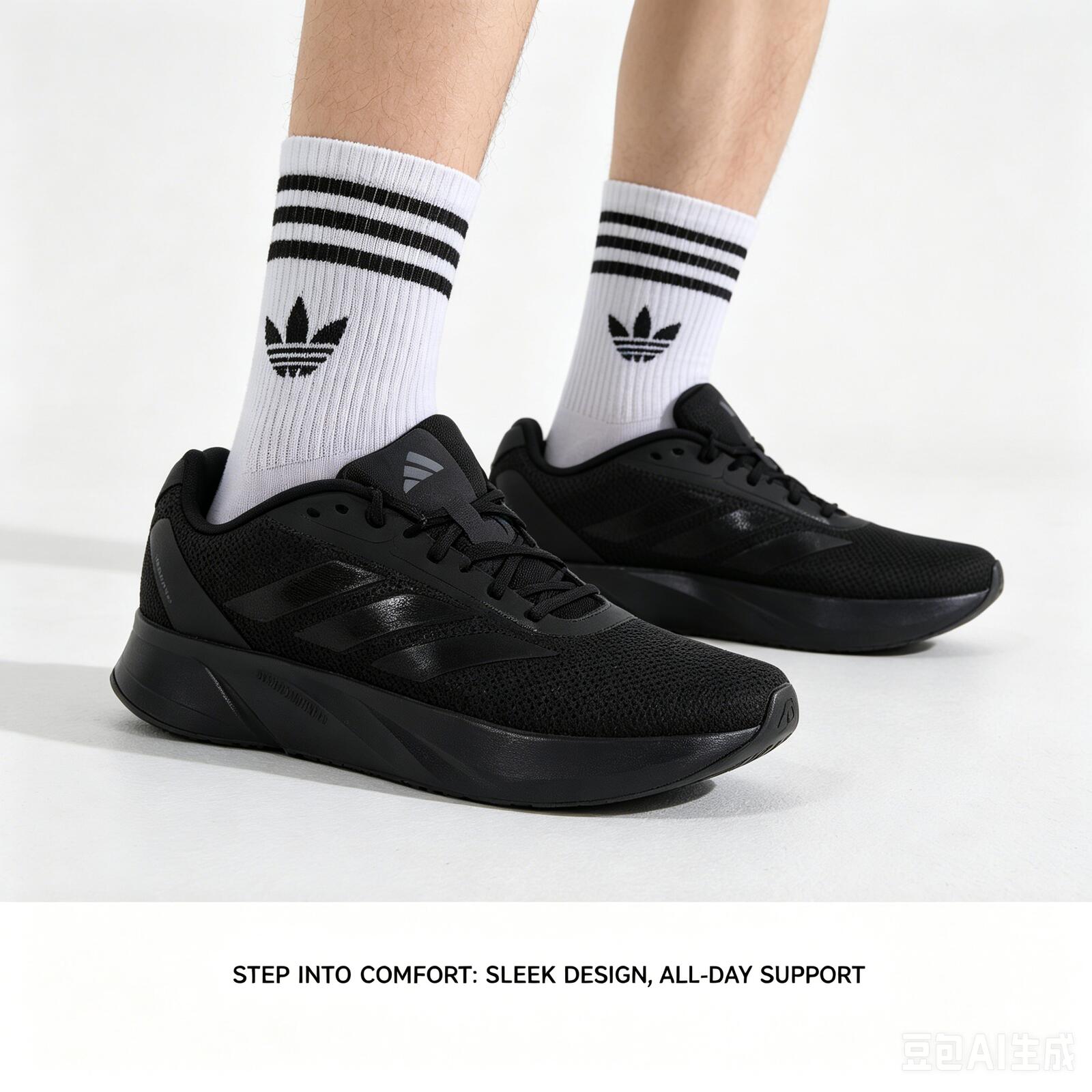 Adidas Shoes Duramo Sl - Tênis de Corrida adidas Preto e