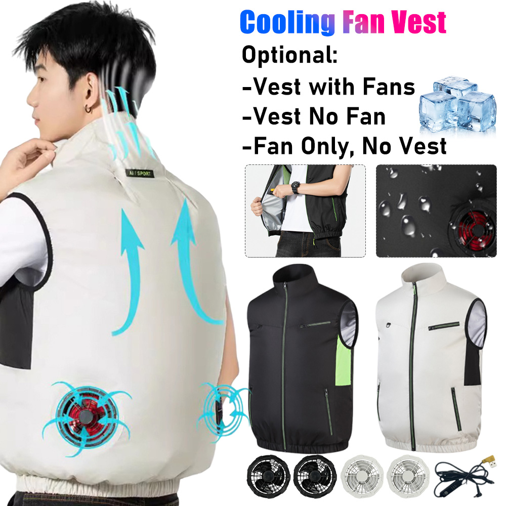 Outdoor Sport Jacket Men - 2025 ventilador de refrigeração colete ar