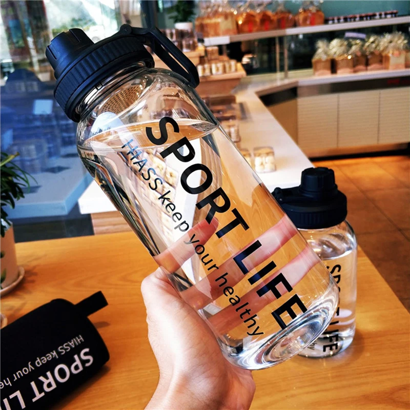Garrafa de água de vidro portá - Outdoor Sport Glass Water Bottle avaliação e preço