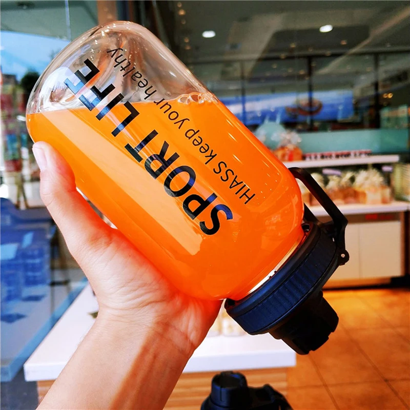 Garrafa de água de vidro portá - Outdoor Sport Glass Water Bottle avaliação e preço