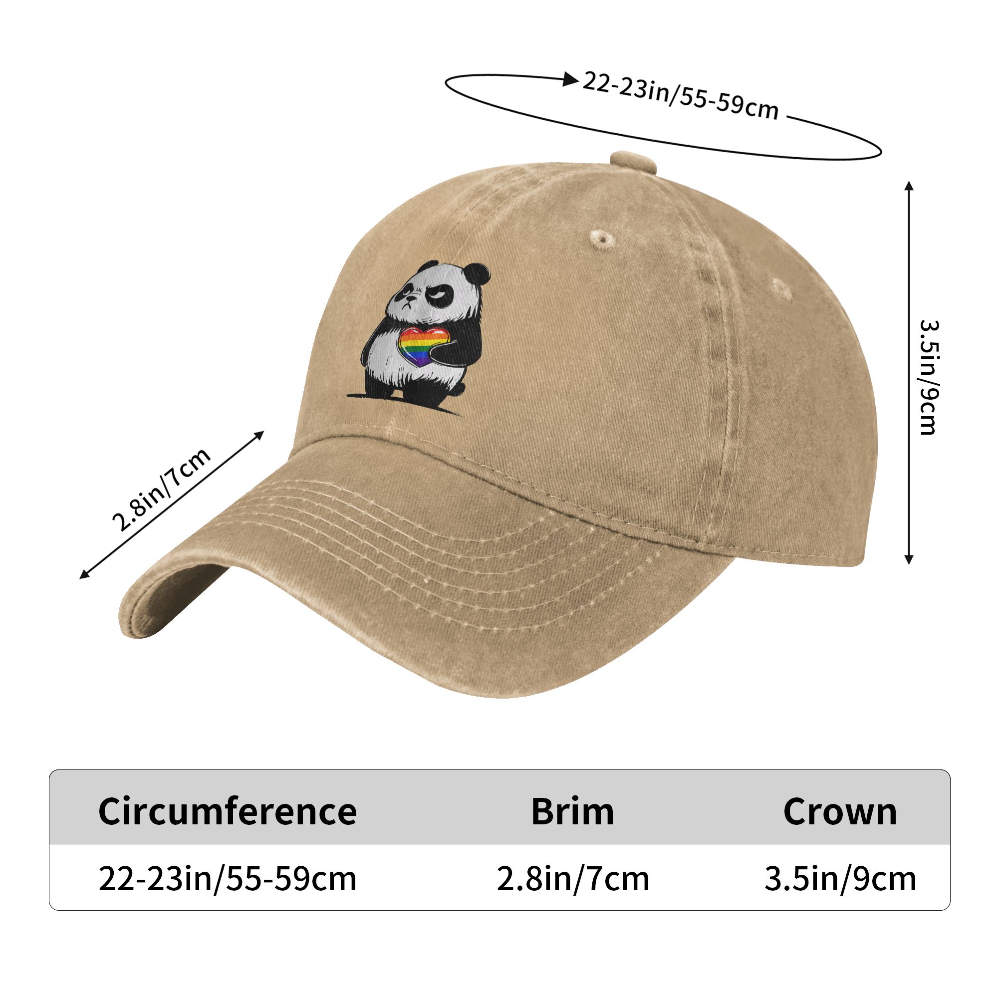 Boné de Beisebol Angry Panda L - Outdoor Sport Hat Classic avaliação e preço