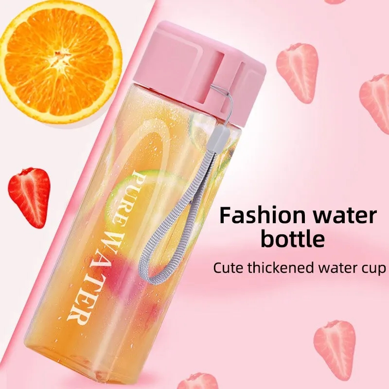 450ml, 1 peça de vidro quadrad - Outdoor Sport Glass Water Bottle avaliação e preço