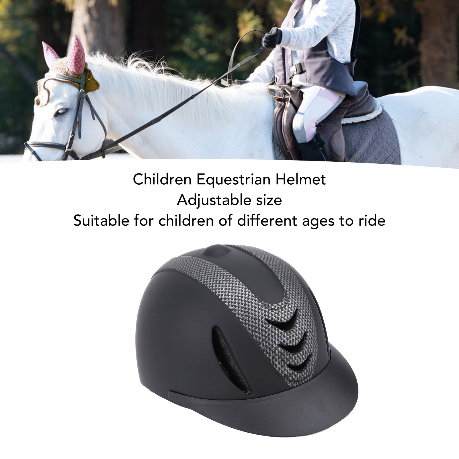 Capacete de equitação infantil - Equestrian Helmet avaliação e preço
