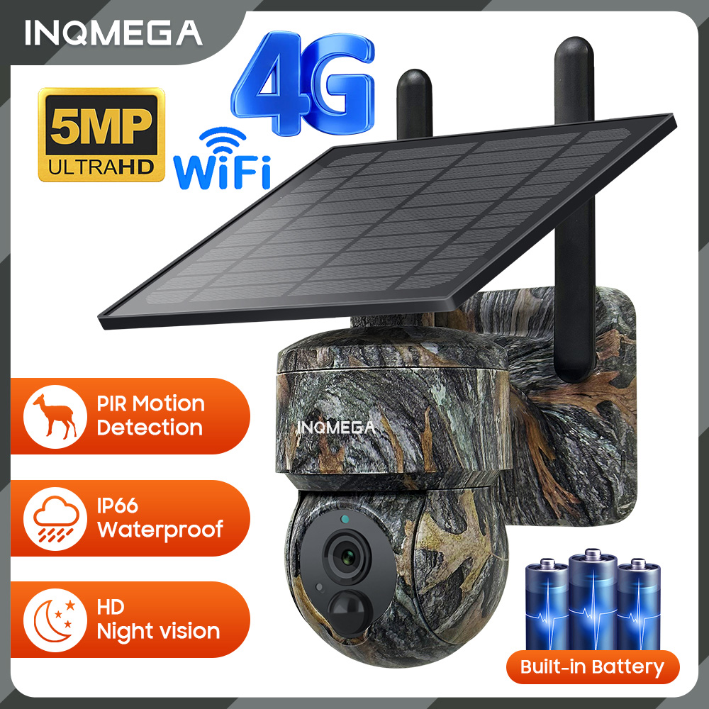 Inqmega 5mp 4g/wifi câmera de  - Outdoor Sport Camera avaliação e preço