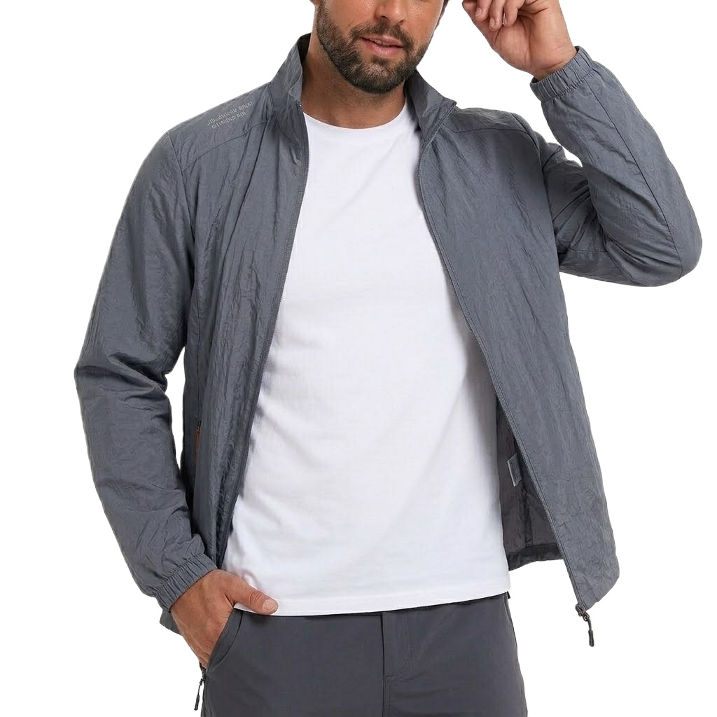 Casacos de Proteção Solar UPF5 - Outdoor Sport Jacket Men avaliação e preço