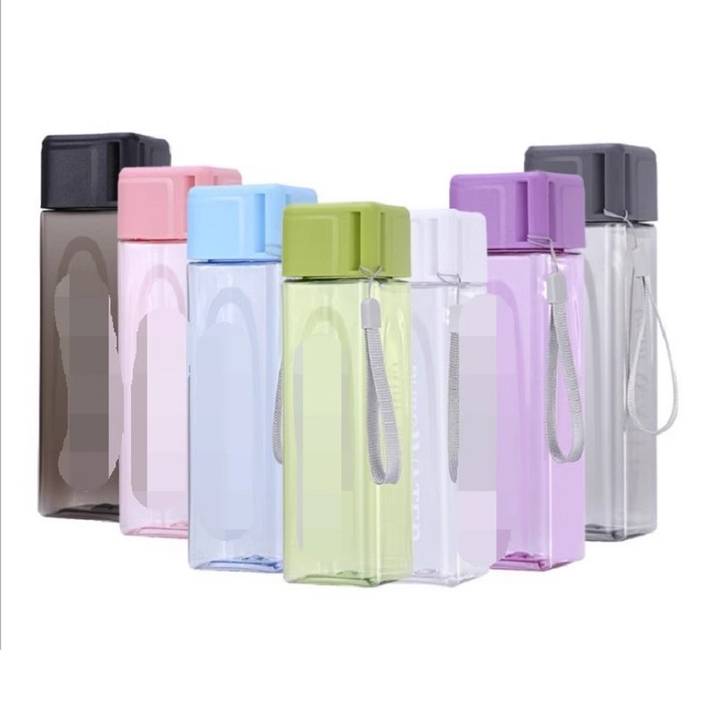 450ml, 1 peça de vidro quadrad - Outdoor Sport Glass Water Bottle avaliação e preço