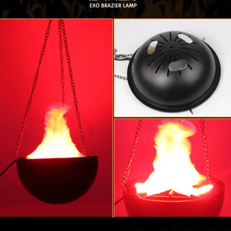 Lâmpada de Chama Falsa 3D, Sim - Head Racket Boom avaliação e preço
