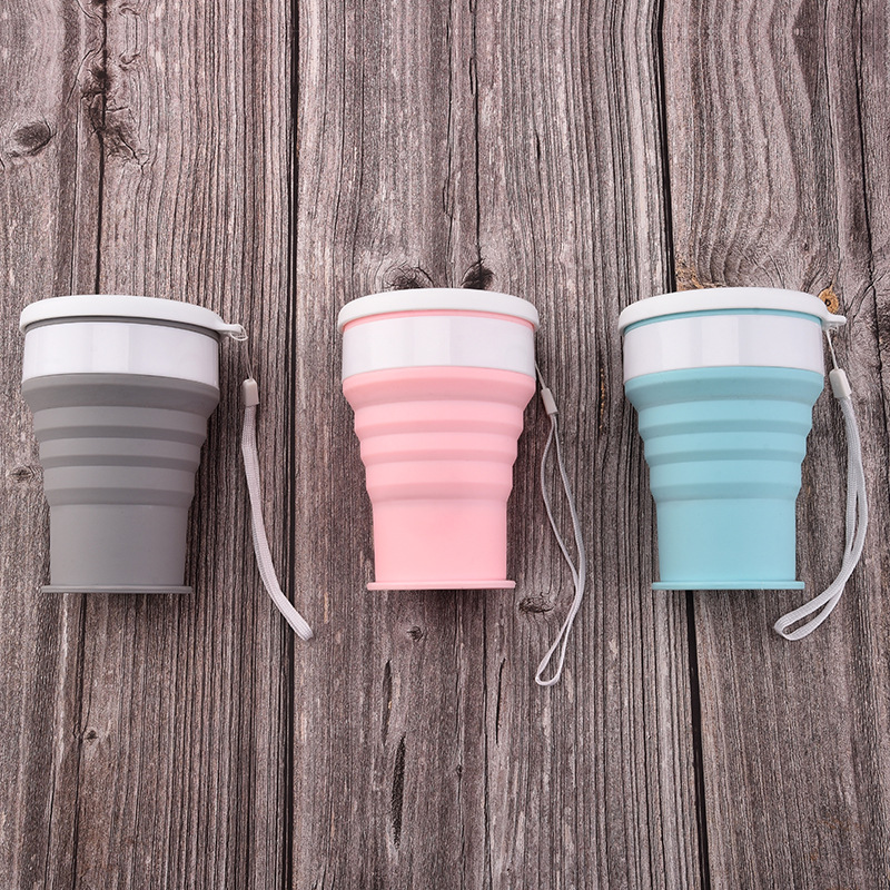 200ml silicone dobrável vidro  - Outdoor Sport Glass Water Bottle avaliação e preço