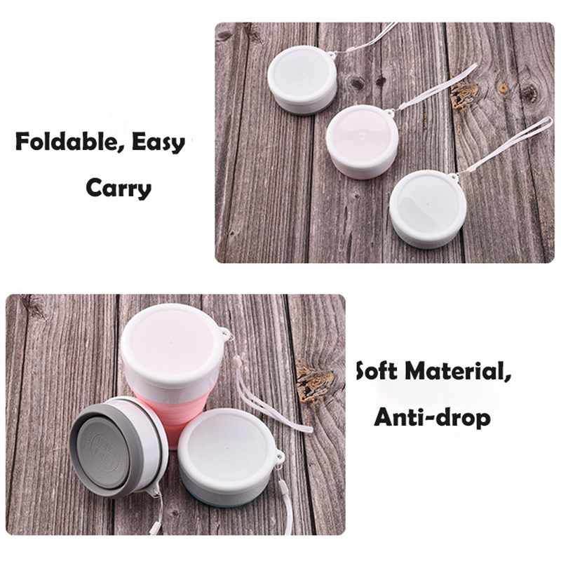 200ml silicone dobrável vidro  - Outdoor Sport Glass Water Bottle avaliação e preço