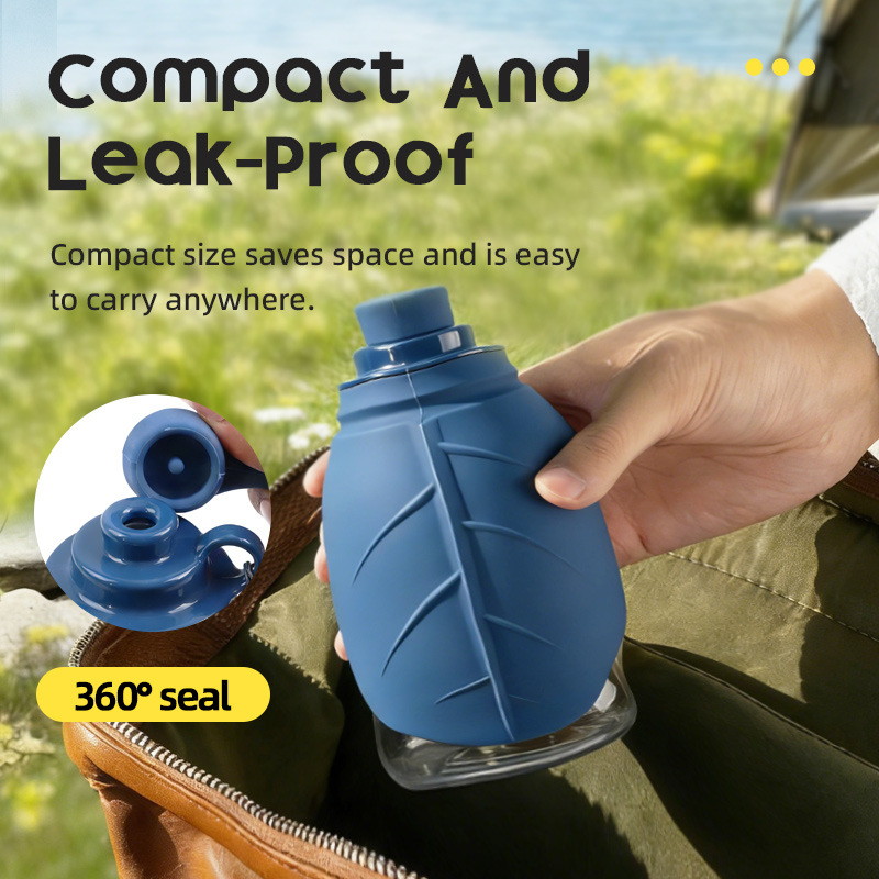 Garrafa de água portátil para  - Outdoor Sport Glass Water Bottle avaliação e preço