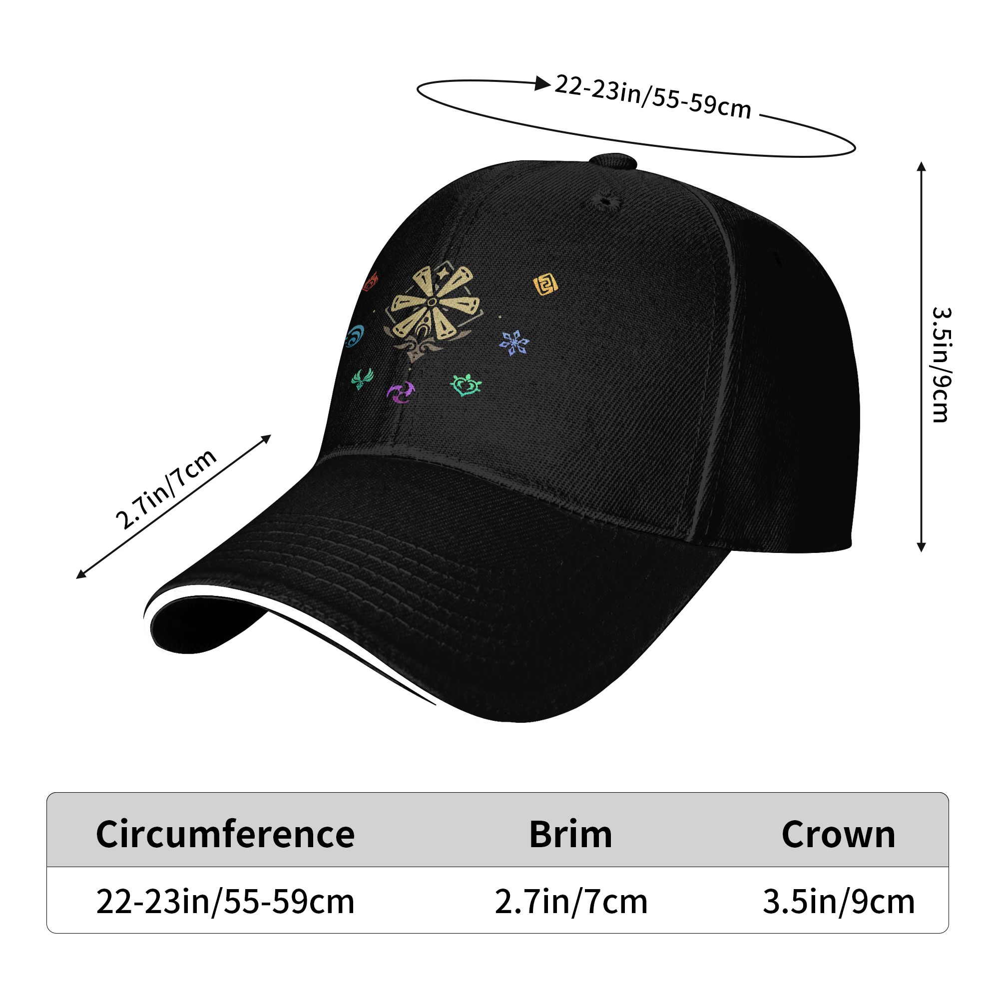 Boné Clássico Genshin Impact E - Outdoor Sport Hat Classic avaliação e preço