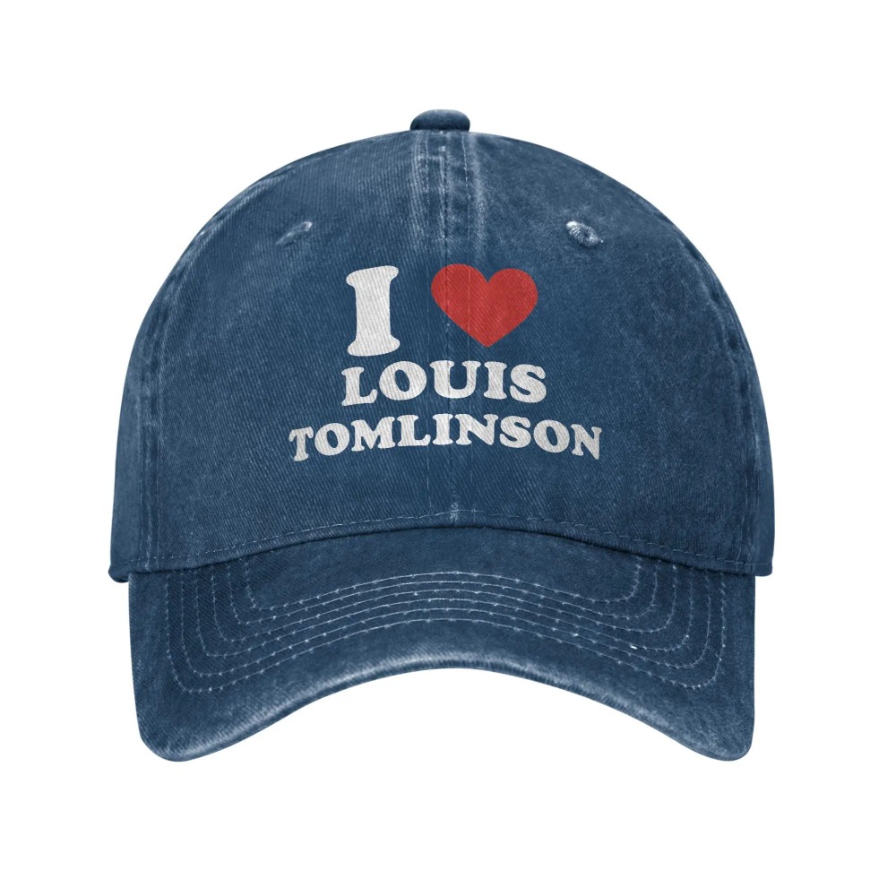 Eu amo louis tomlinsons boné d - Outdoor Sport Hat Classic avaliação e preço