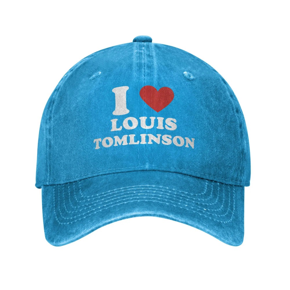 Eu amo louis tomlinsons boné d - Outdoor Sport Hat Classic avaliação e preço